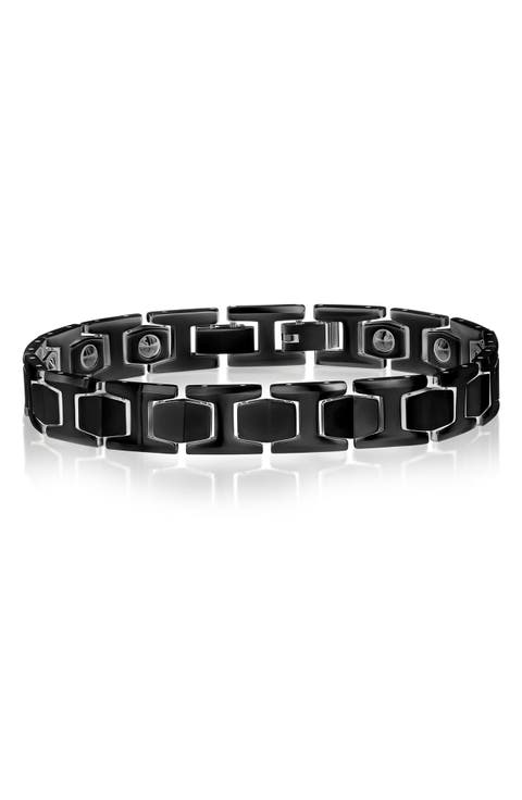 Men's Polished Magnetic Bracelet