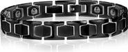BLACKJACK Men's Polished Magnetic Bracelet