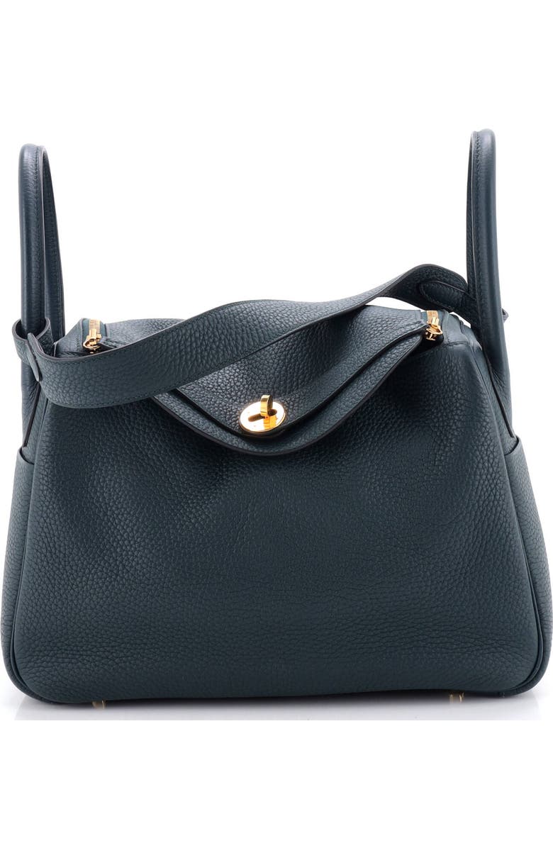 Pre-Owned Hermes Lindy Bag Clemence 30, Main, color, Vert Cypress