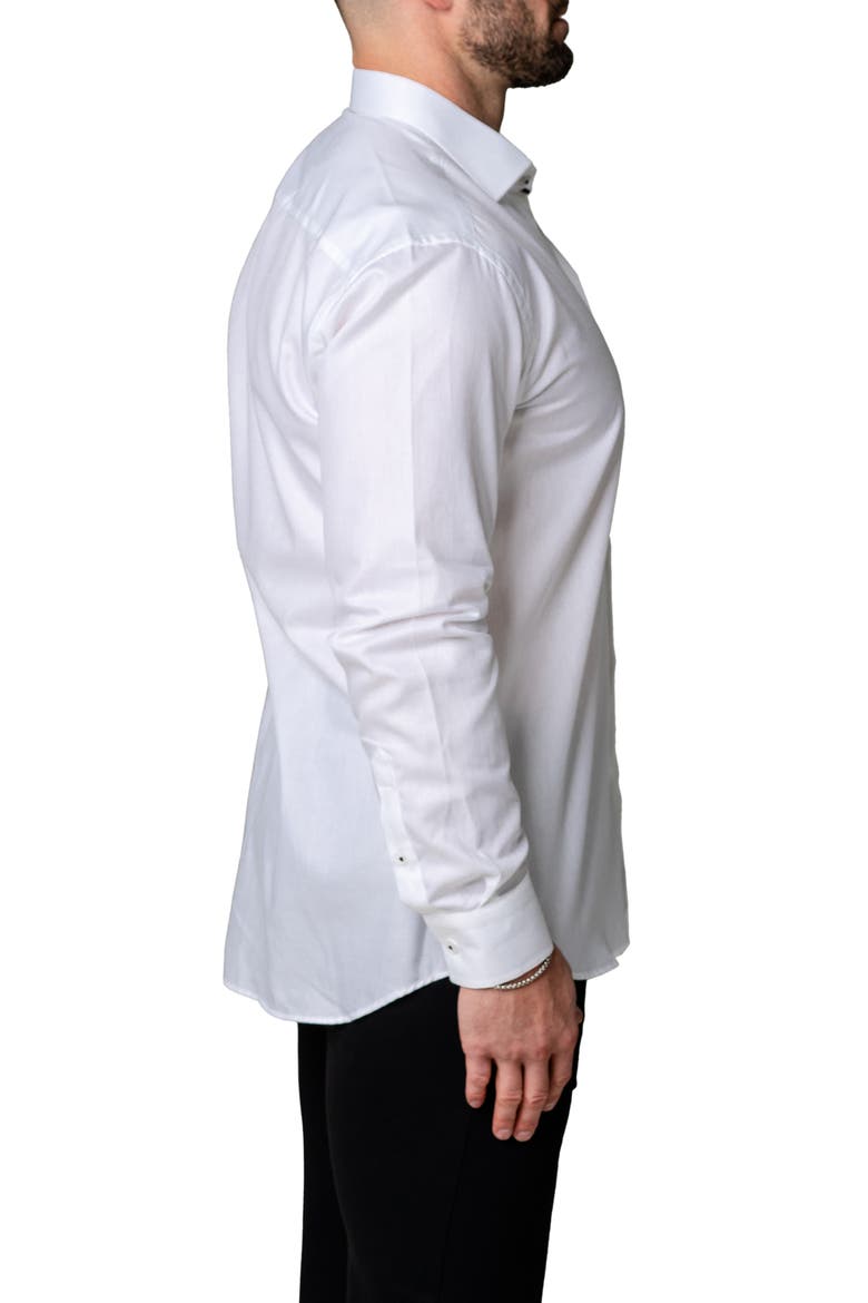 Classic Cotton Button-Up Shirt, Alternate, color, WHITE