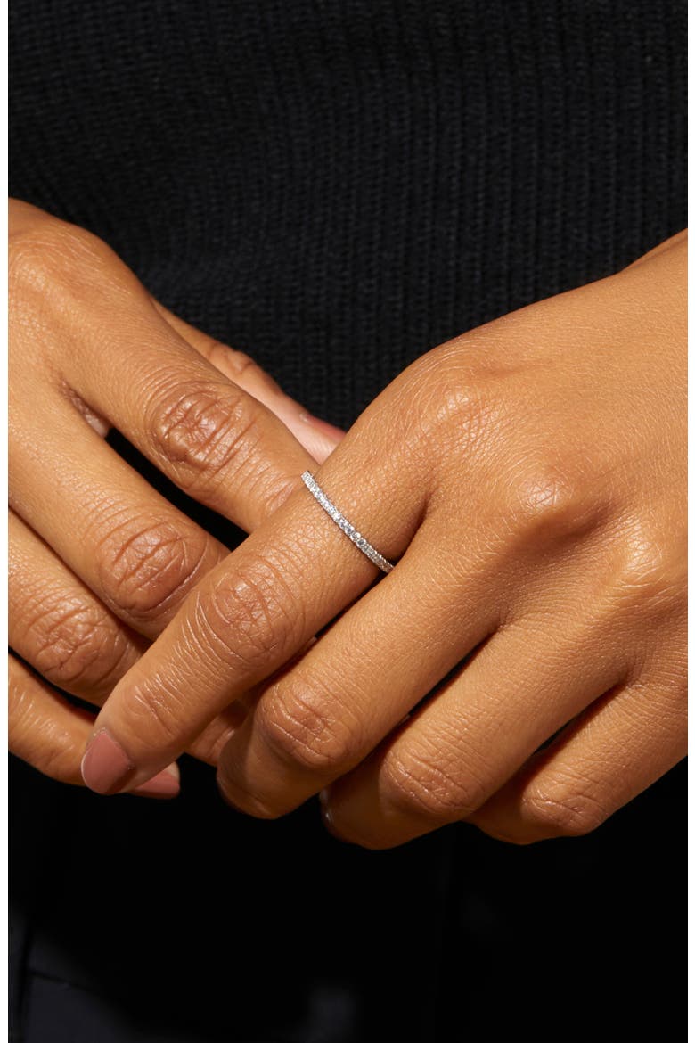 Celine Cubic Zirconia Ring, Alternate, color, 925 SILVER / CLEAR