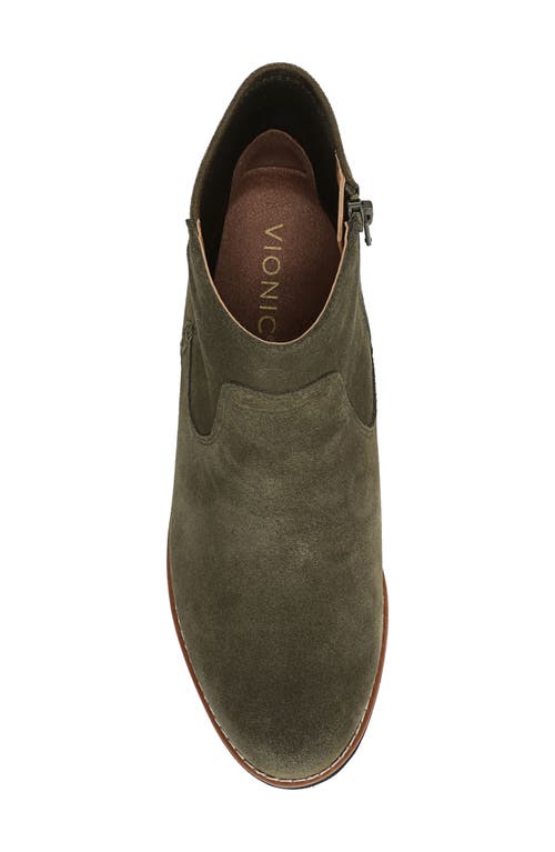 Vionic Ariana Platform Wedge Bootie In Green