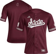 adidas Men's adidas Maroon Mississippi State Bulldogs Reverse Retro Replica Baseball Jersey