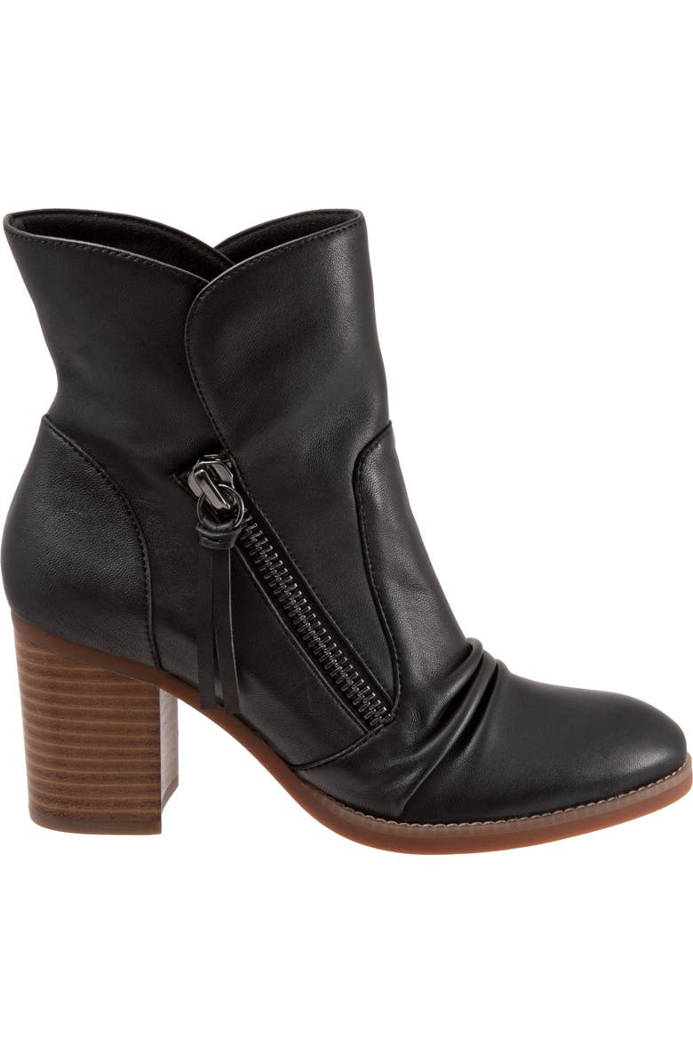 SoftWalk<sup>®</sup> Kendall Ruched Upper Bootie, Alternate, color,