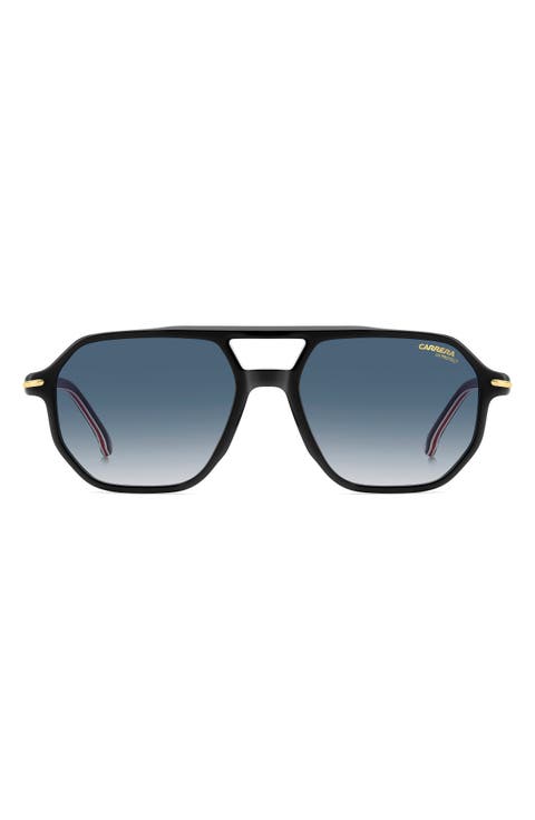 Carrera 54mm Rectangular Sunglasses