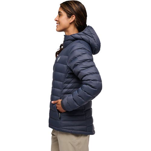 Black Diamond Access Down Hoodie In Blue