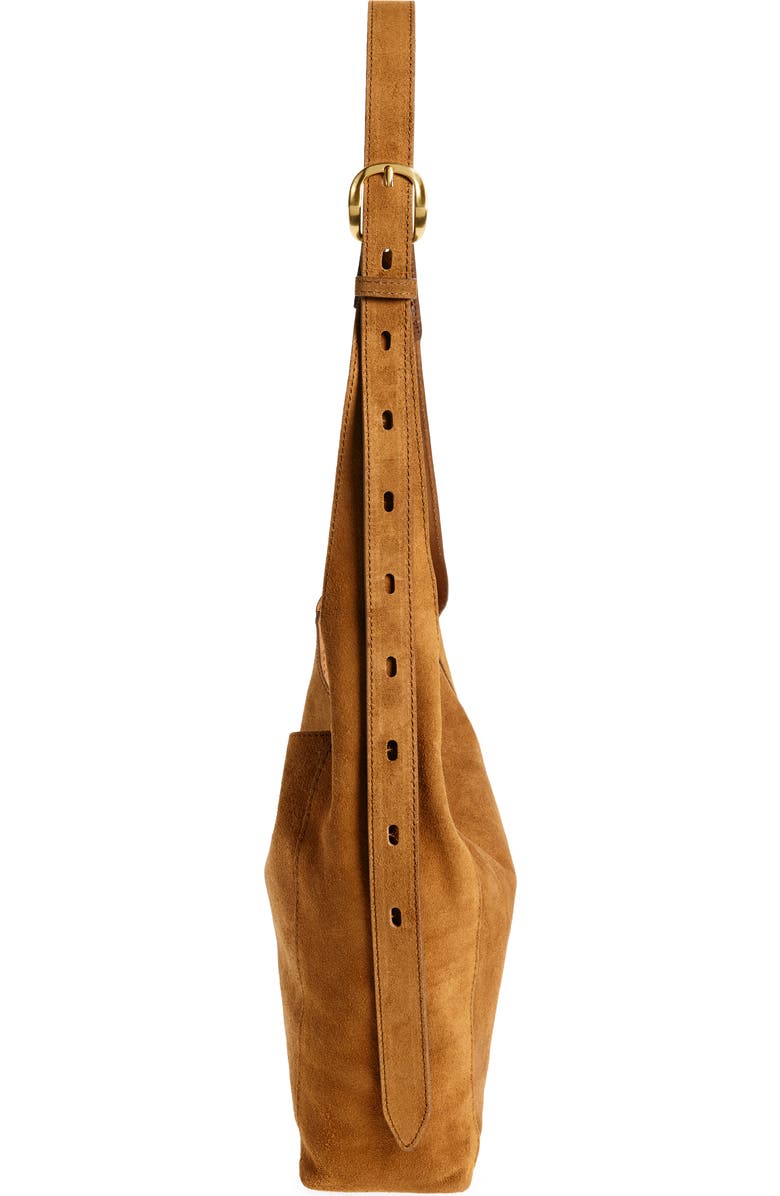 rag & bone Belize Small Suede Shopper Bag, Alternate, color,