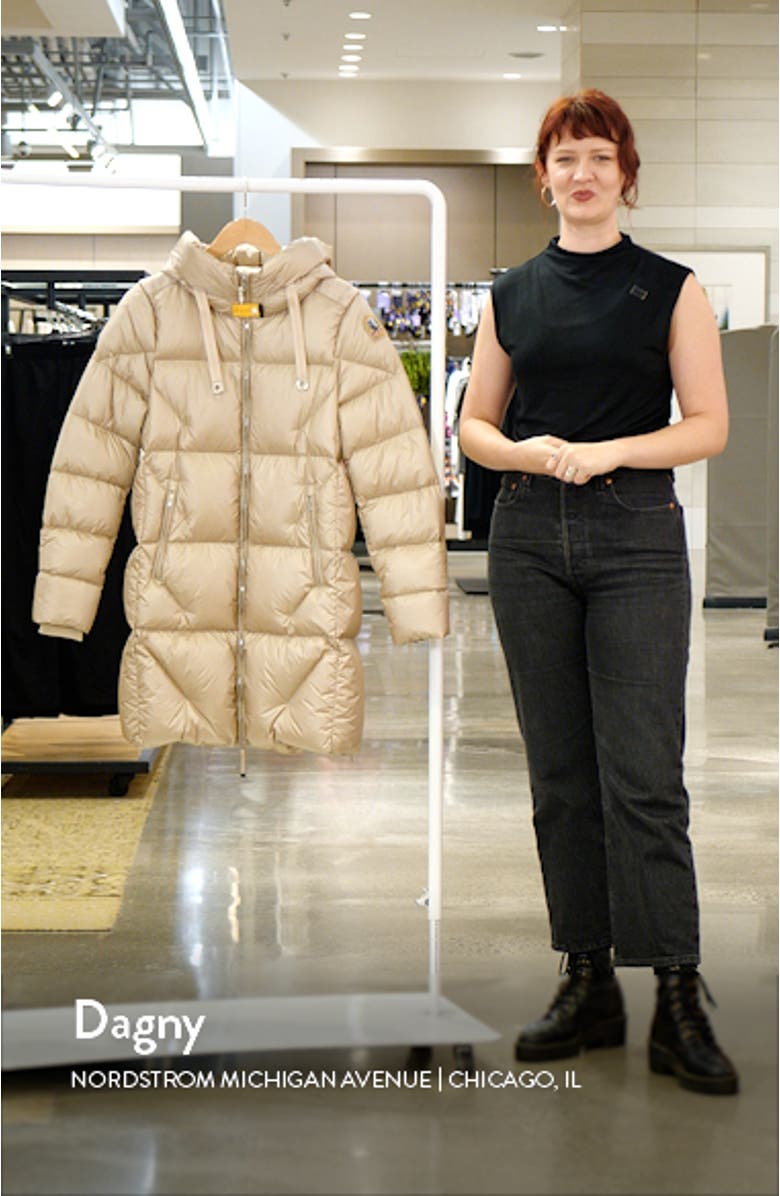 Janet Hooded Water Repellent 750 Fill Power Down Puffer Jacket, sales video thumbnail