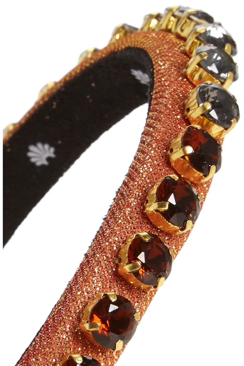 Gigi Crystal Headband, Alternate, color, COPPER OMBRE