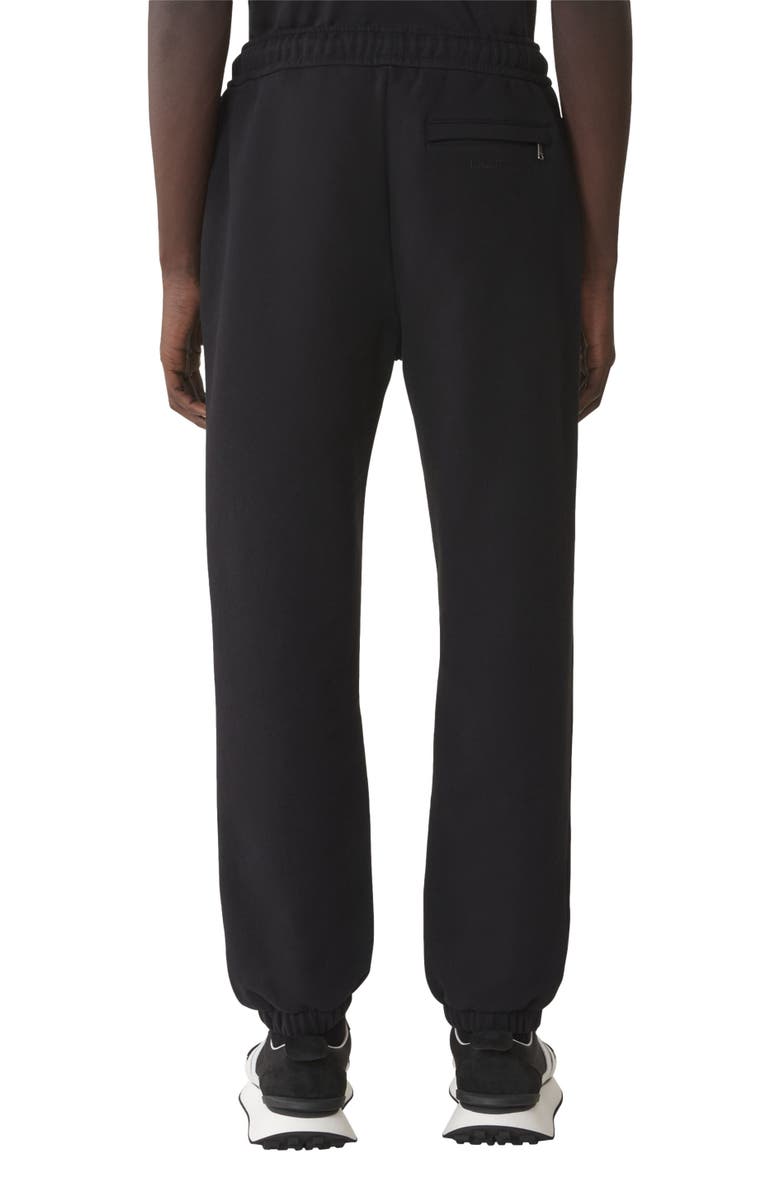 Lanvin Fleece Jogger Pants, Alternate, color, Black
