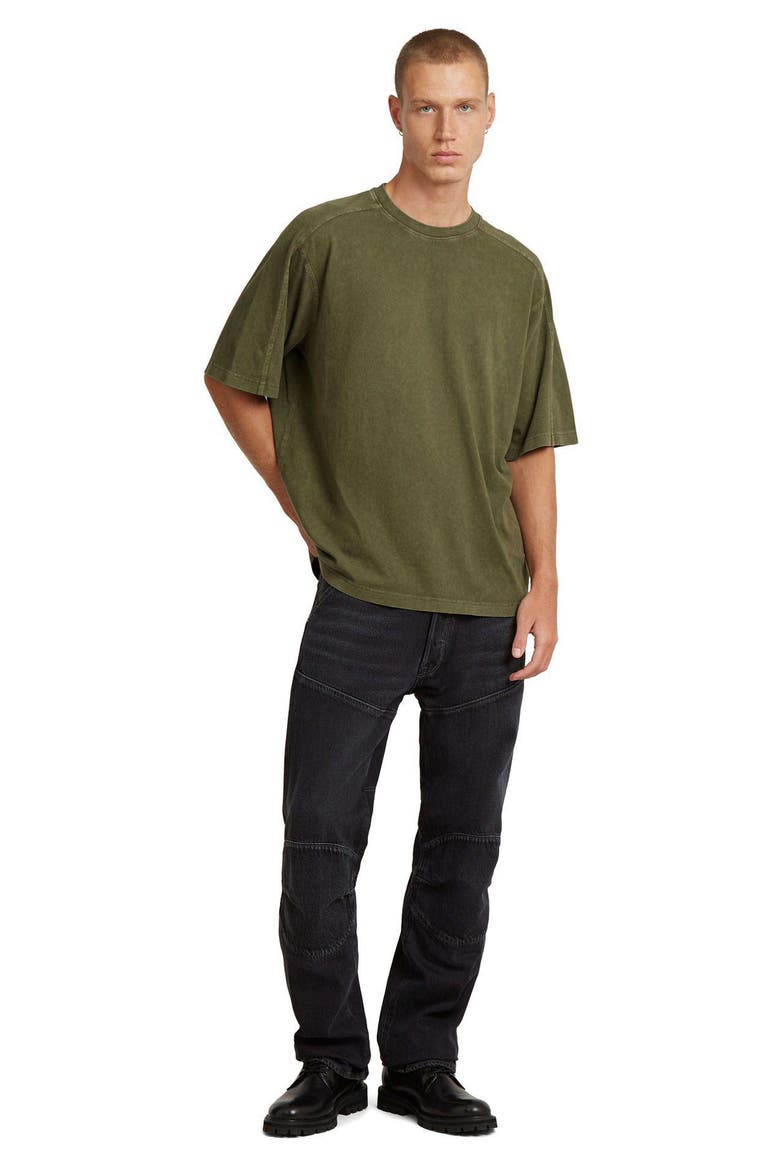 Washed Boxy T-Shirt, Alternate, color, COMBAT SMOKEY GD