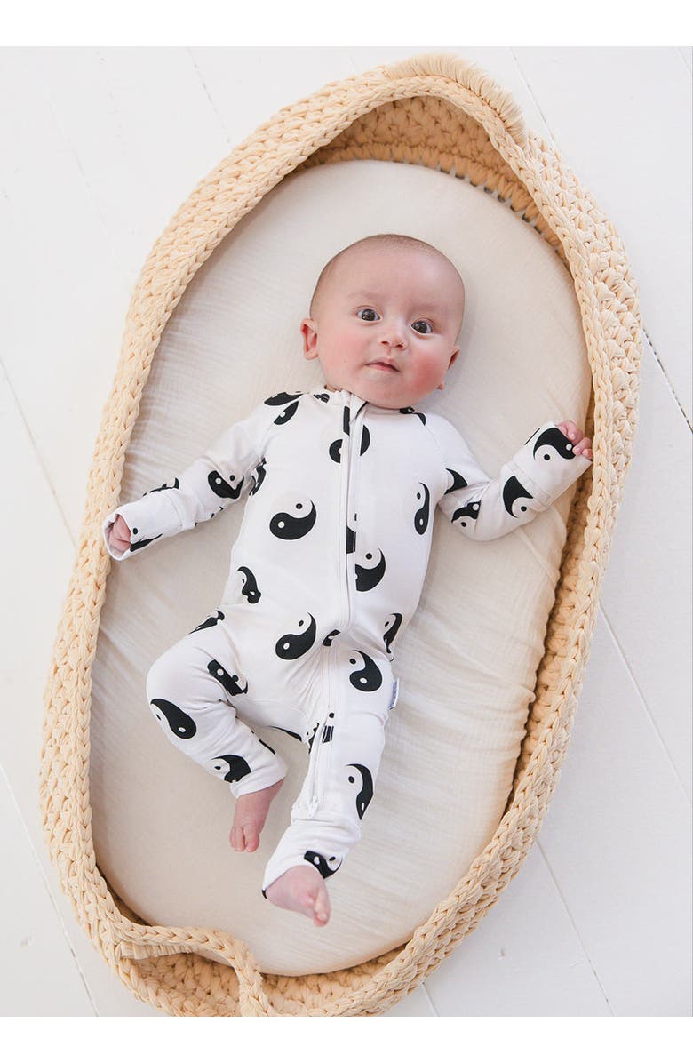 Charlie Lou Baby<sup>®</sup> Yin & Yang Convertible Romper, Alternate, color,