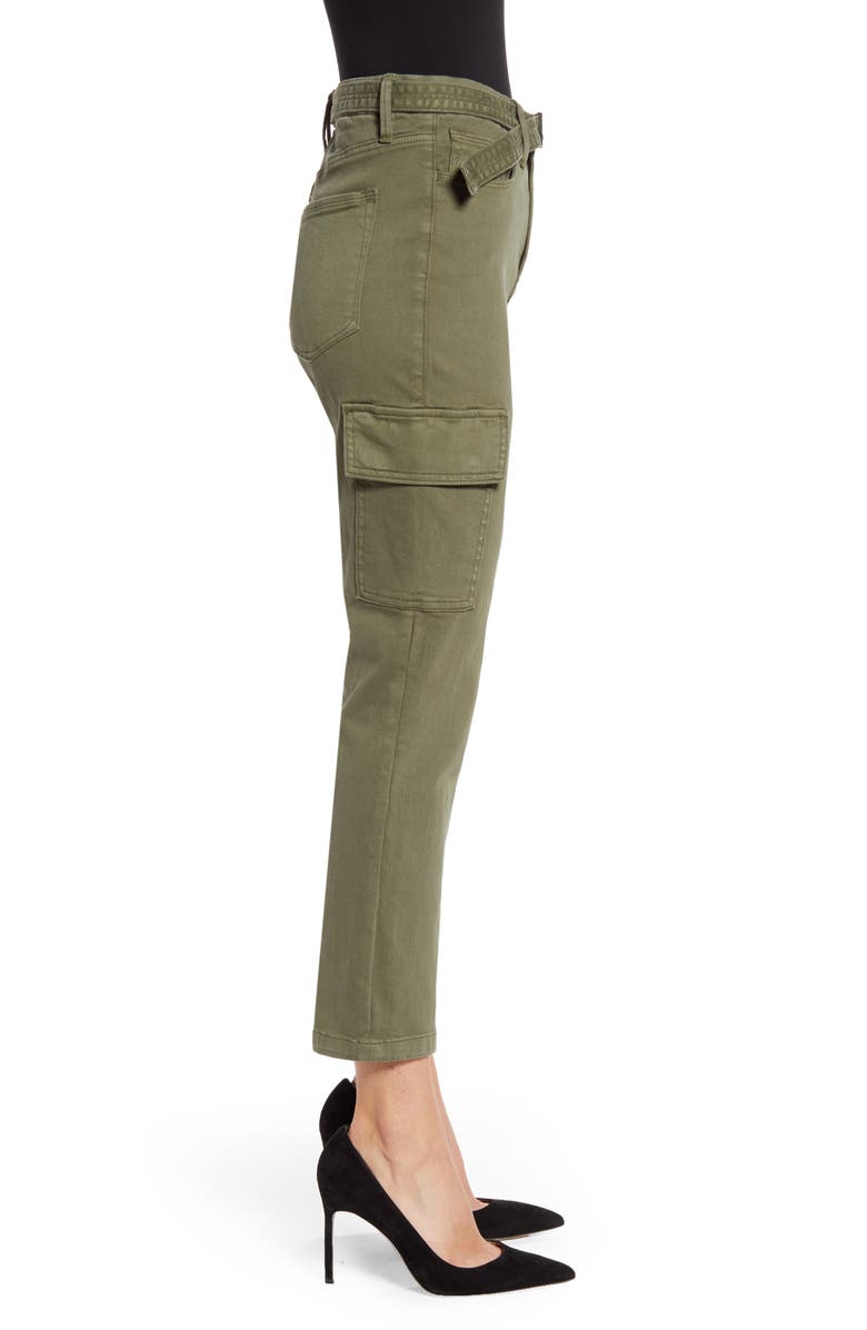 Good American Good Legs Ankle Cargo Pants, Alternate, color, 