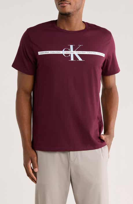 Calvin Klein Repeat Tape Layer Logo Graphic T-Shirt