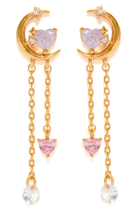 Cosmic Love Drop Earrings