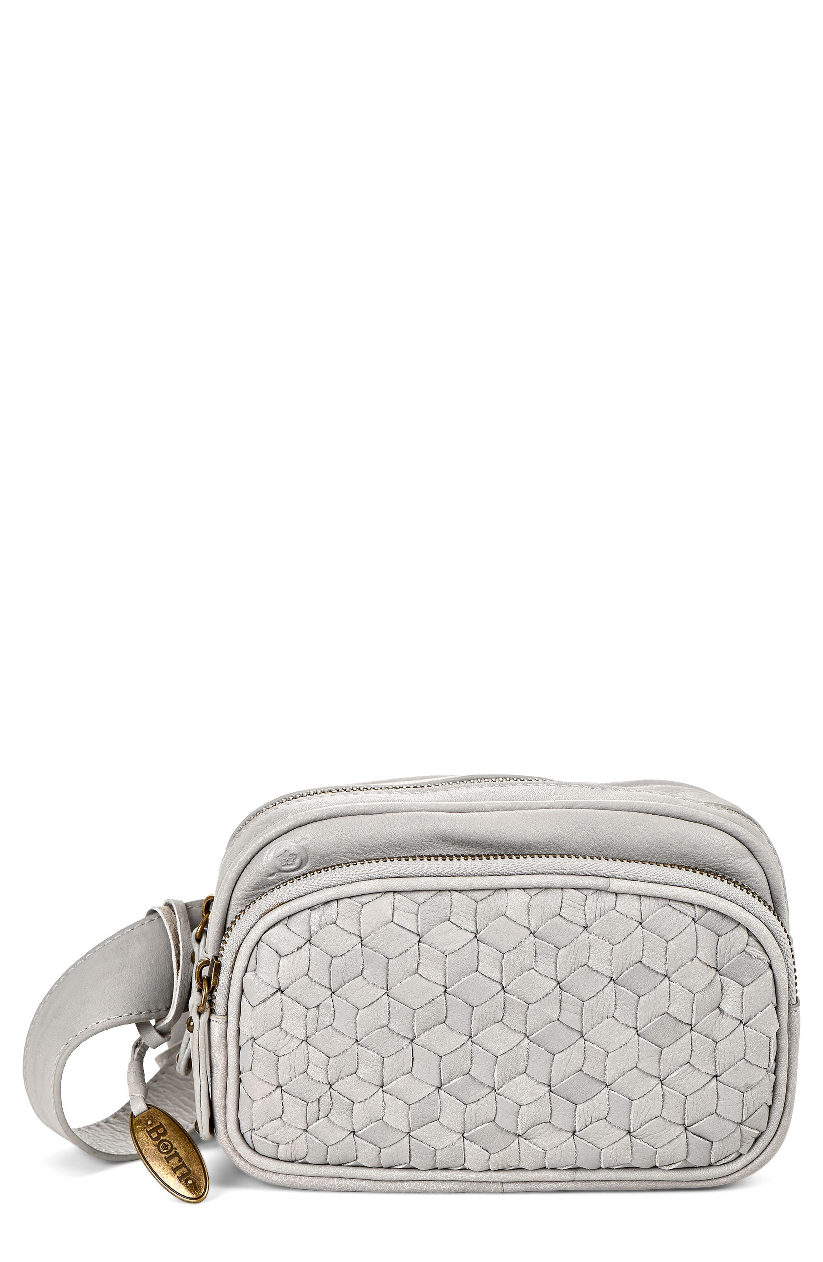 Børn Millport Woven Leather Belt Bag