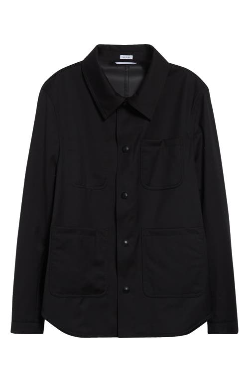 Thom Browne Virgin Wool Utility Jacket In Black