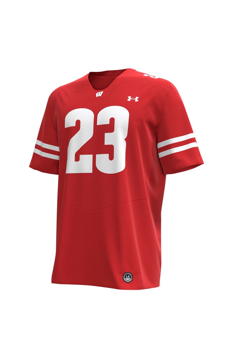 Under Armour Men's Under Armour Jonathan Taylor Red Wisconsin Badgers Replica Alumni Football Jersey, Alternate, color, Red