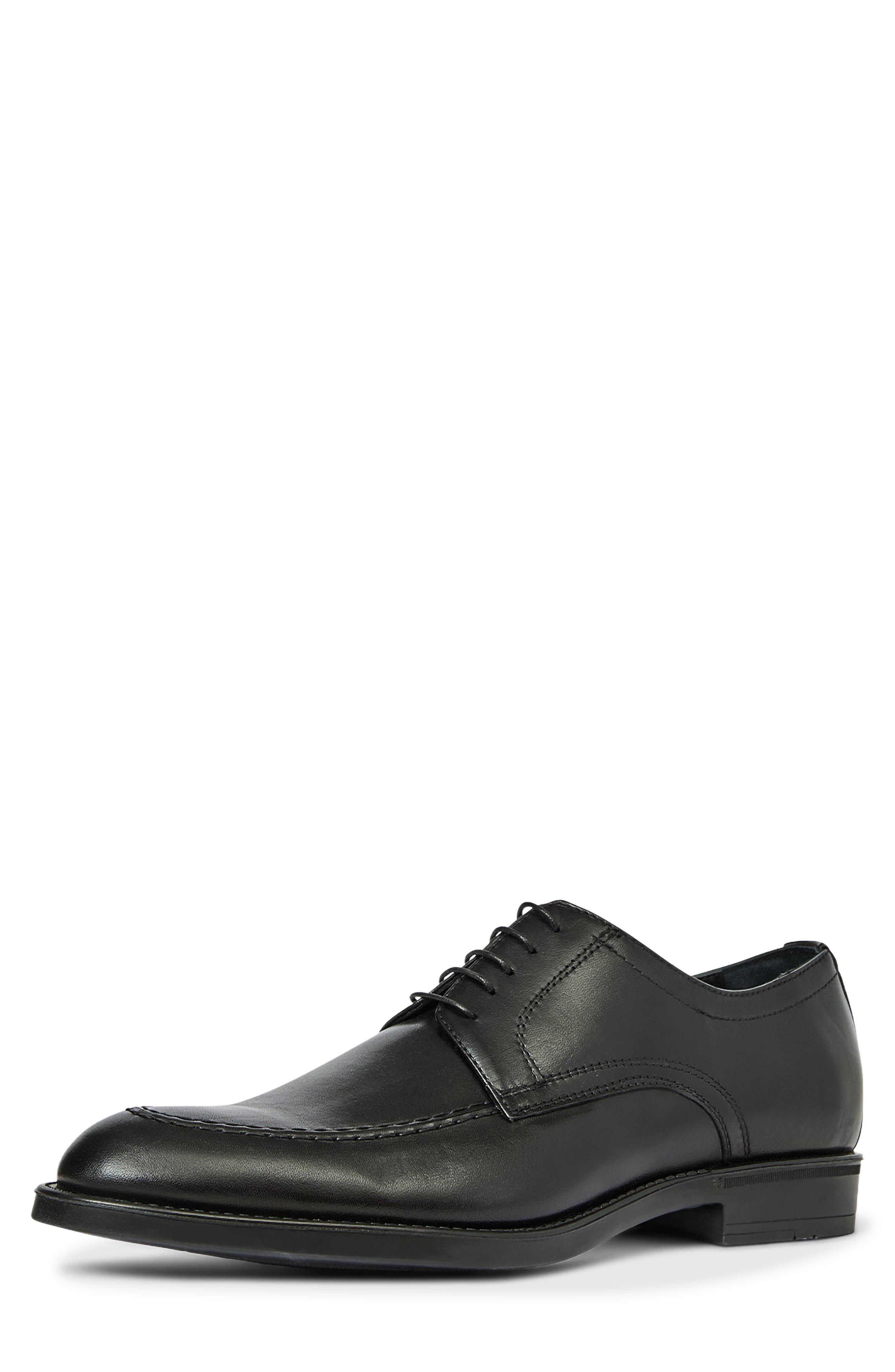 Sandro Water Repellent Derby, Main, color, BLACK LEATHER