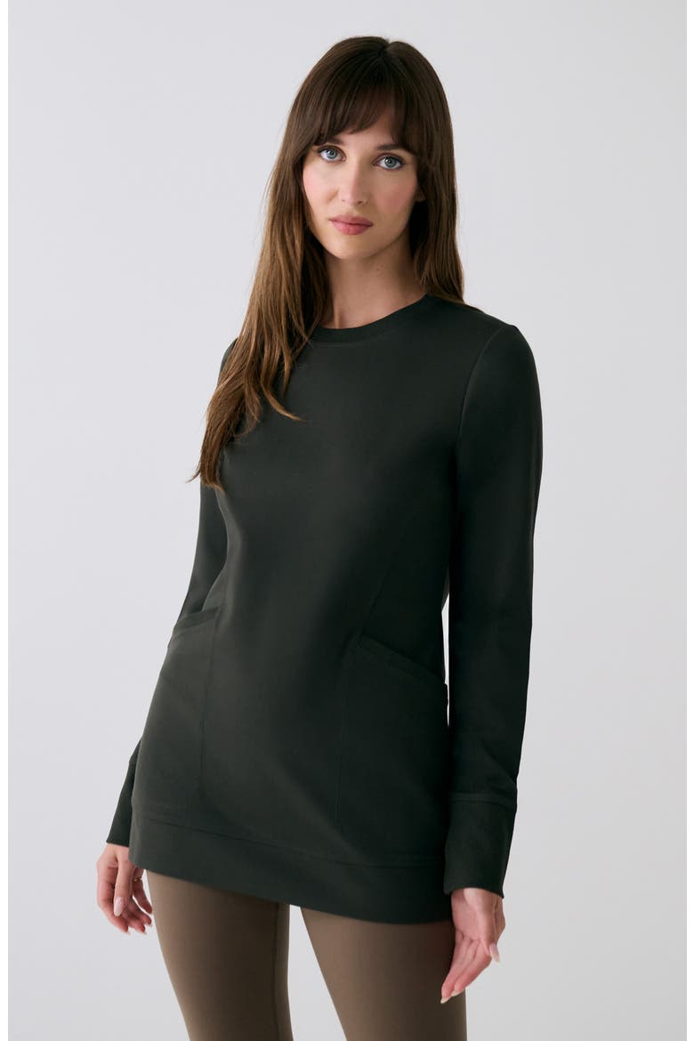 Mindset Tunic Sweatshirt, Alternate, color, OLIVE