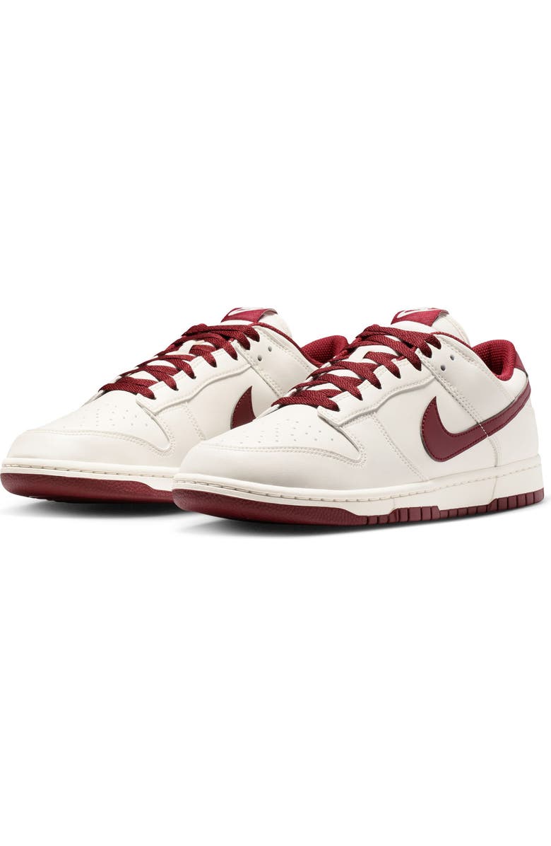 Nike Dunk Low Basketball Sneaker, Main, color, 008 Phantm/Team R