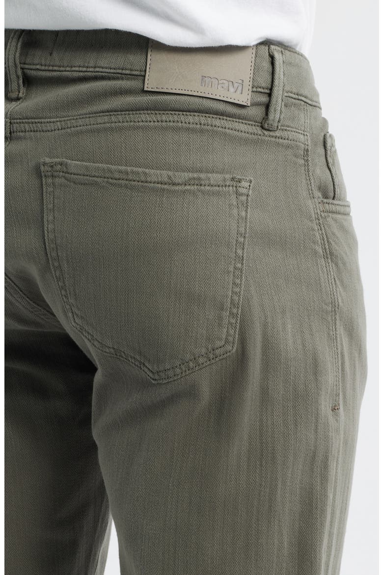 Marcus Slim Straight Leg Pants, Alternate, color, SAGE HERRINGBONE