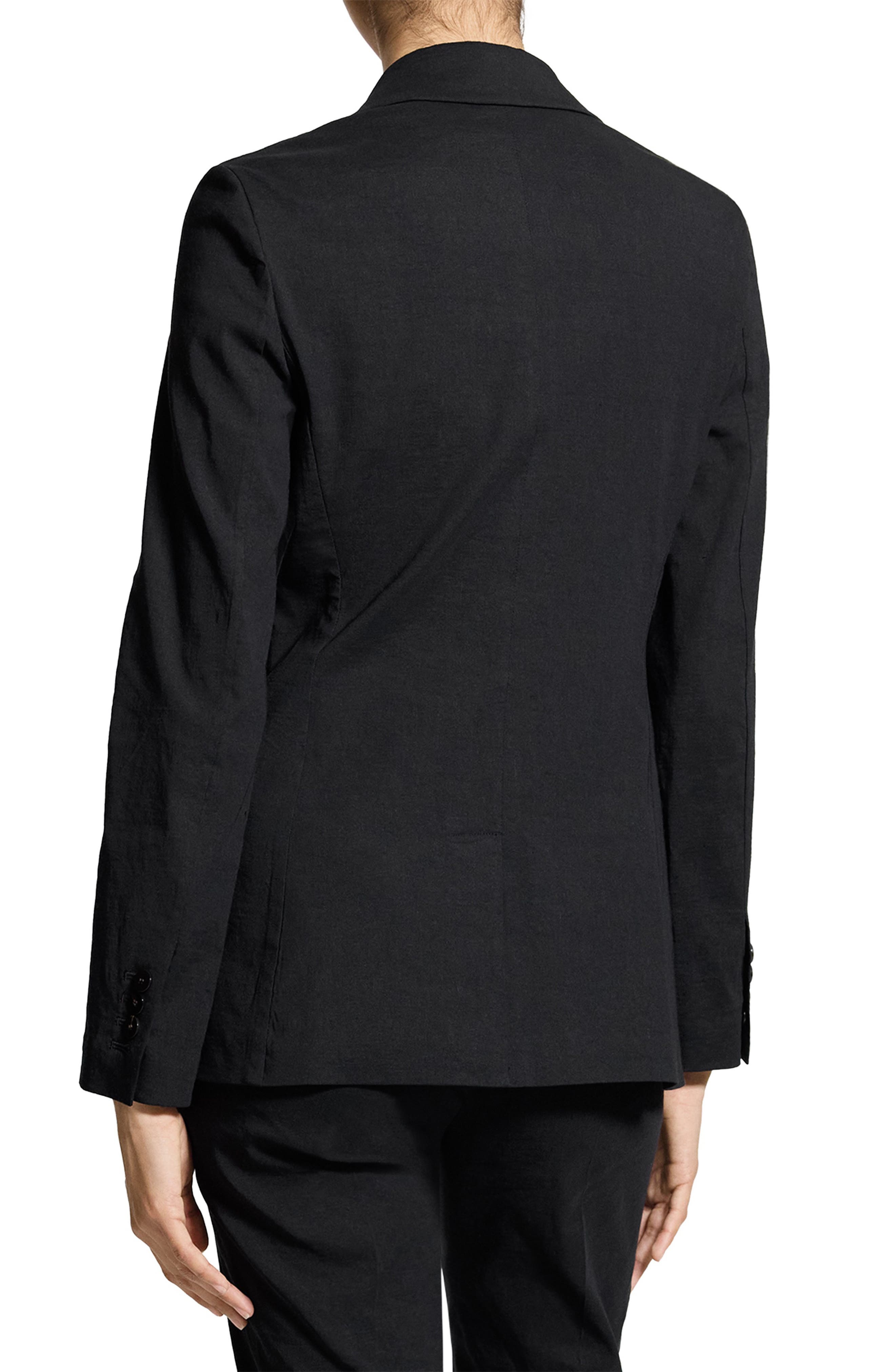 Linen Blend Staple Blazer - image 2