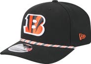 New Era Men's New Era Black Cincinnati Bengals Gameday Multi Rope 9SEVENTY Stretch-Snap Hat