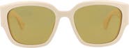 McQueen 55mm Square Sunglasses