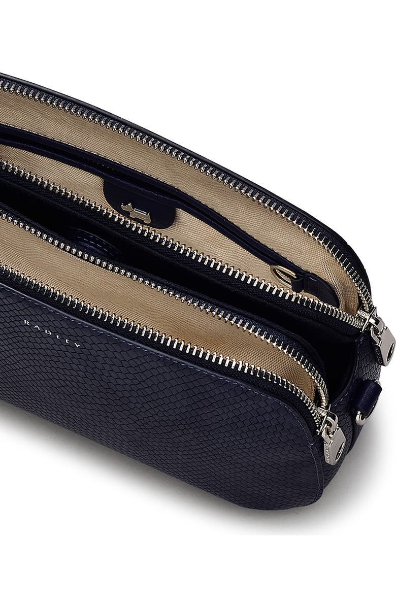 Radley Duke's Place Snakeskin Embossed Crossbody Bag, Alternate, color, Evenfall