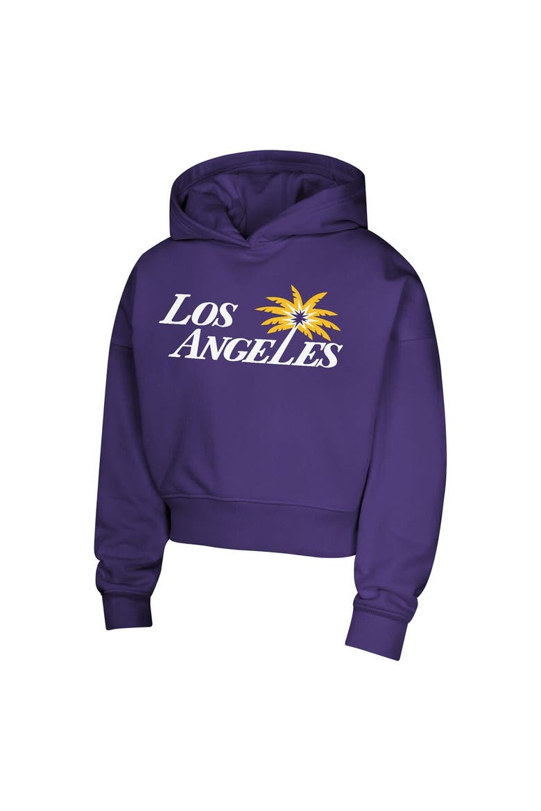 Girls Youth  Purple Los Angeles Sparks Closer Pullover Hoodie, Alternate, color, Purple