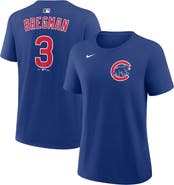 Nike Women's Nike Alex Bregman Royal Chicago Cubs Name & Number T-Shirt