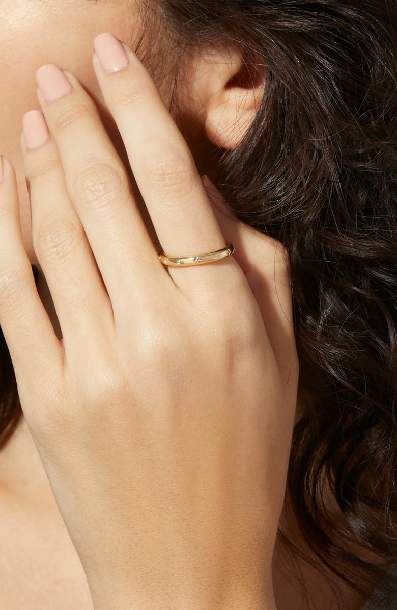 Ana Luisa Celestial Band Ring - Capella, Alternate, color, Gold
