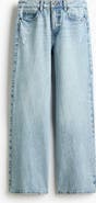 H&M Wide-leg Regular Waist Jeans
