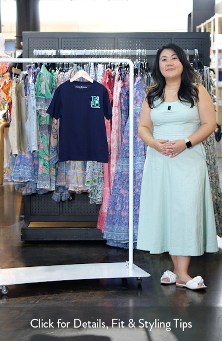 Kids' Denis Embroidered Pima Cotton T-Shirt, sales video thumbnail