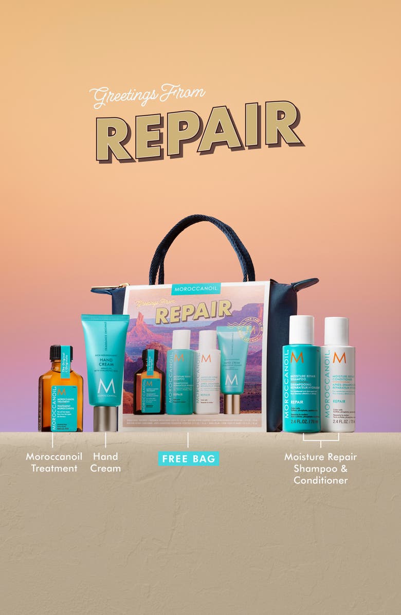 MOROCCANOIL<sup>®</sup> Repair Hair Travel Essentials Kit, Alternate, color, 