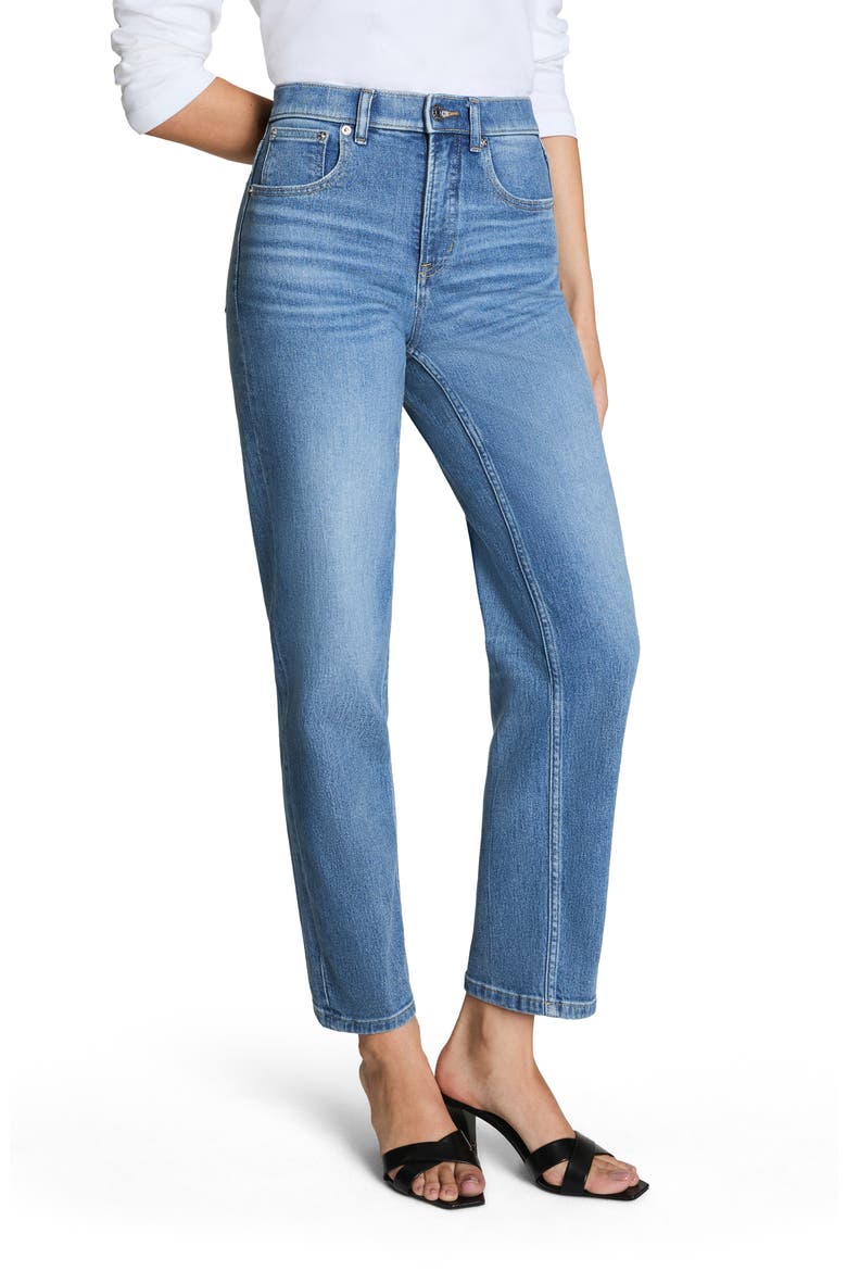 SPANXshape™ Authentic 360 High Waist '90s Straight Leg Jeans, Main, color, ELYSIAN