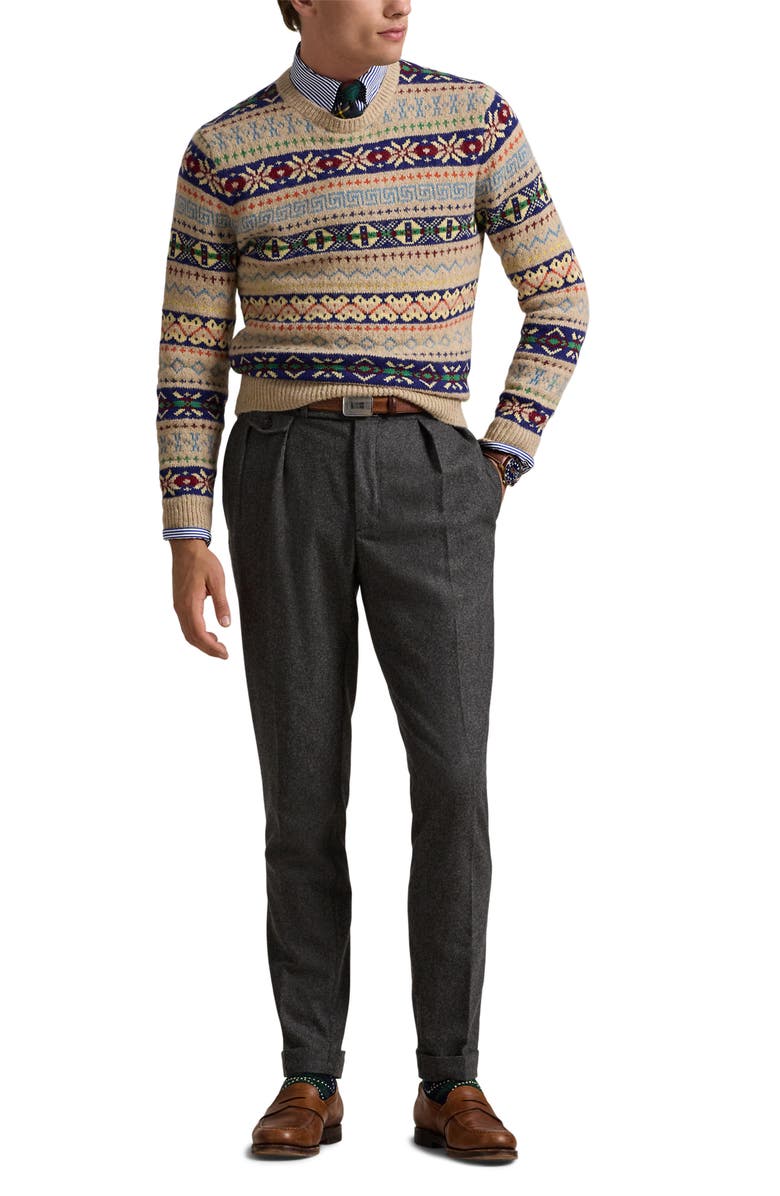 Fair Isle Wool Blend Sweater