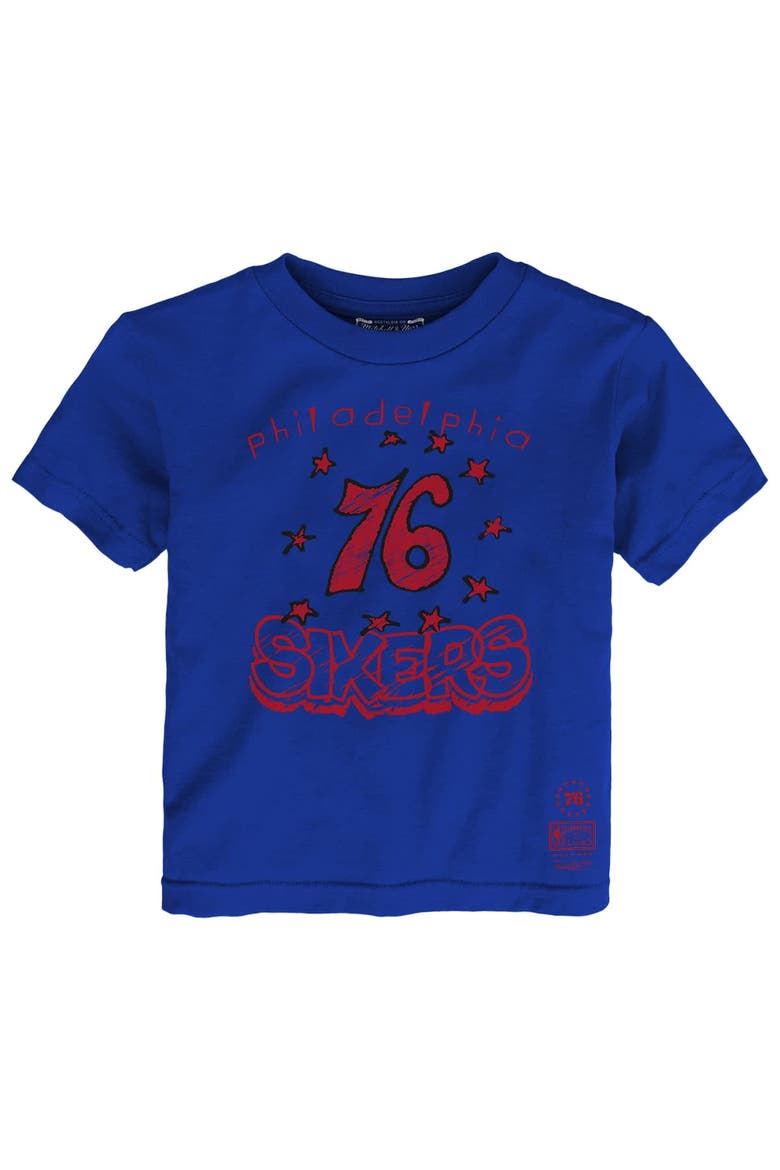 Toddler Mitchell & Ness Royal Philadelphia 76ers Favorite Team T-Shirt, Alternate, color, Royal