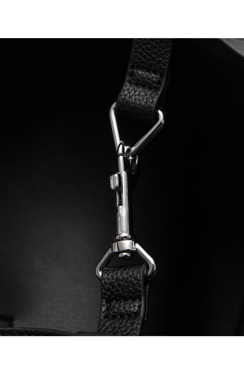 MANGO Pebble Faux Leather Shopper Bag, Alternate, color,