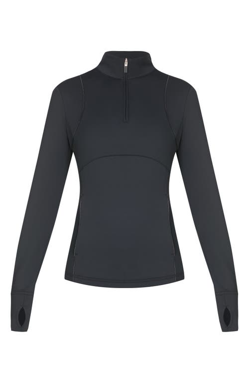 Sweaty Betty Therma Midlayer Half Zip Jacket In Black