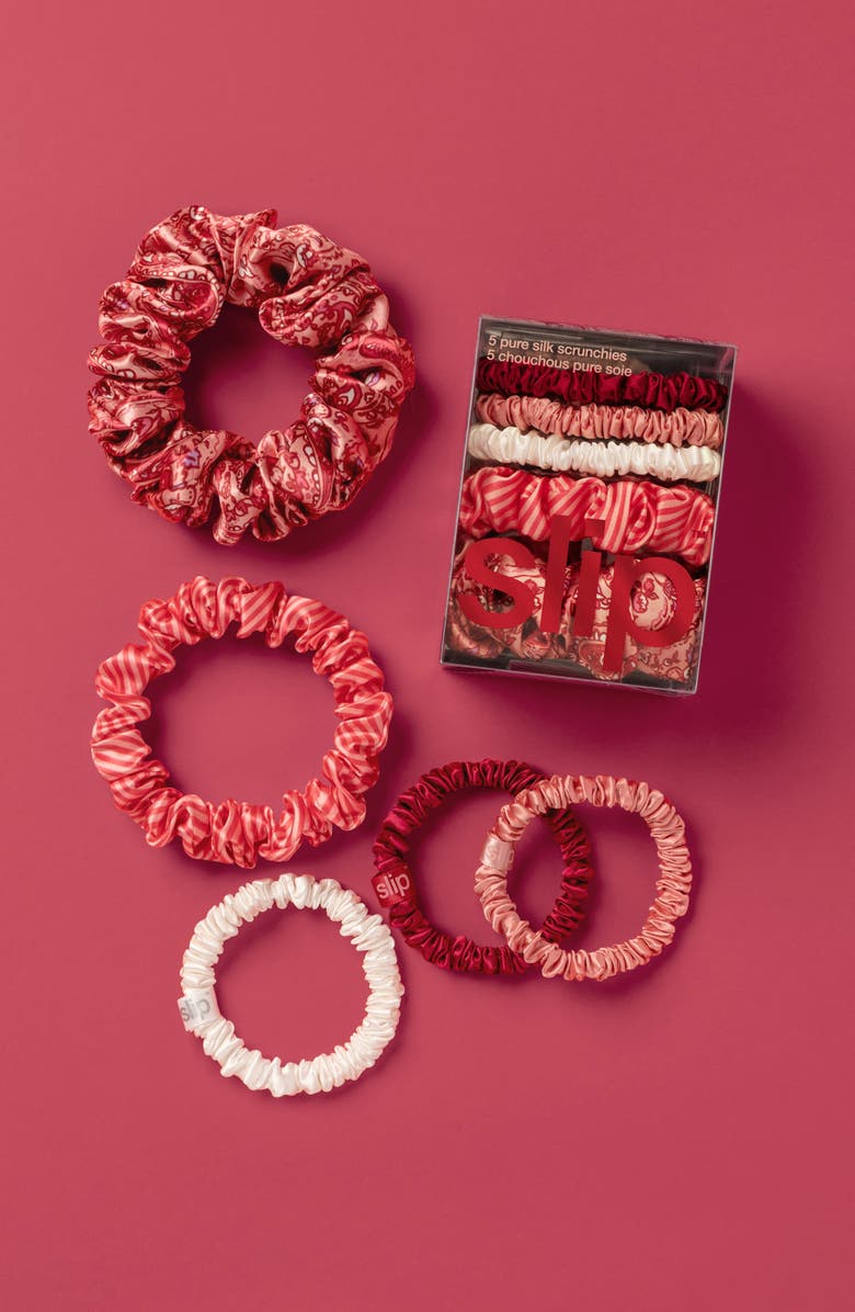 slip Harriet 5-Pack Assorted Scrunchies Set, Alternate, color, Harriet