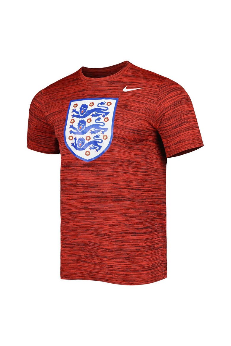 Men's Nike Red England National Team Primary Logo Velocity Legend Performance T-Shirt, Alternate, color, Red