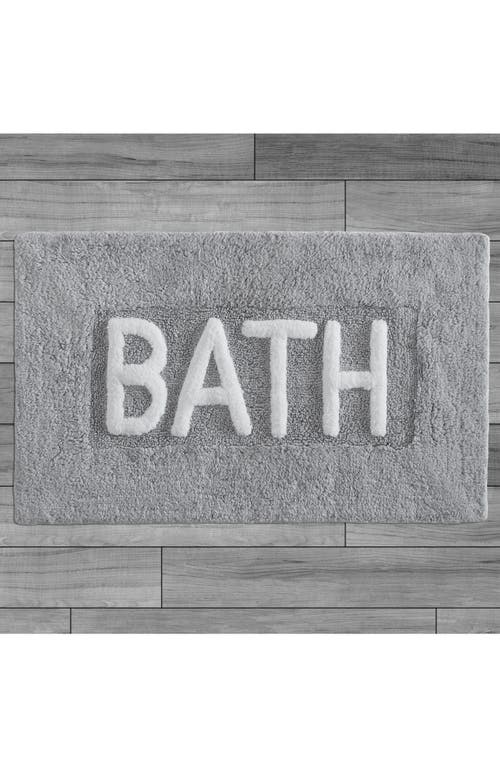 Jean Pierre New York Bath Mat In Gray