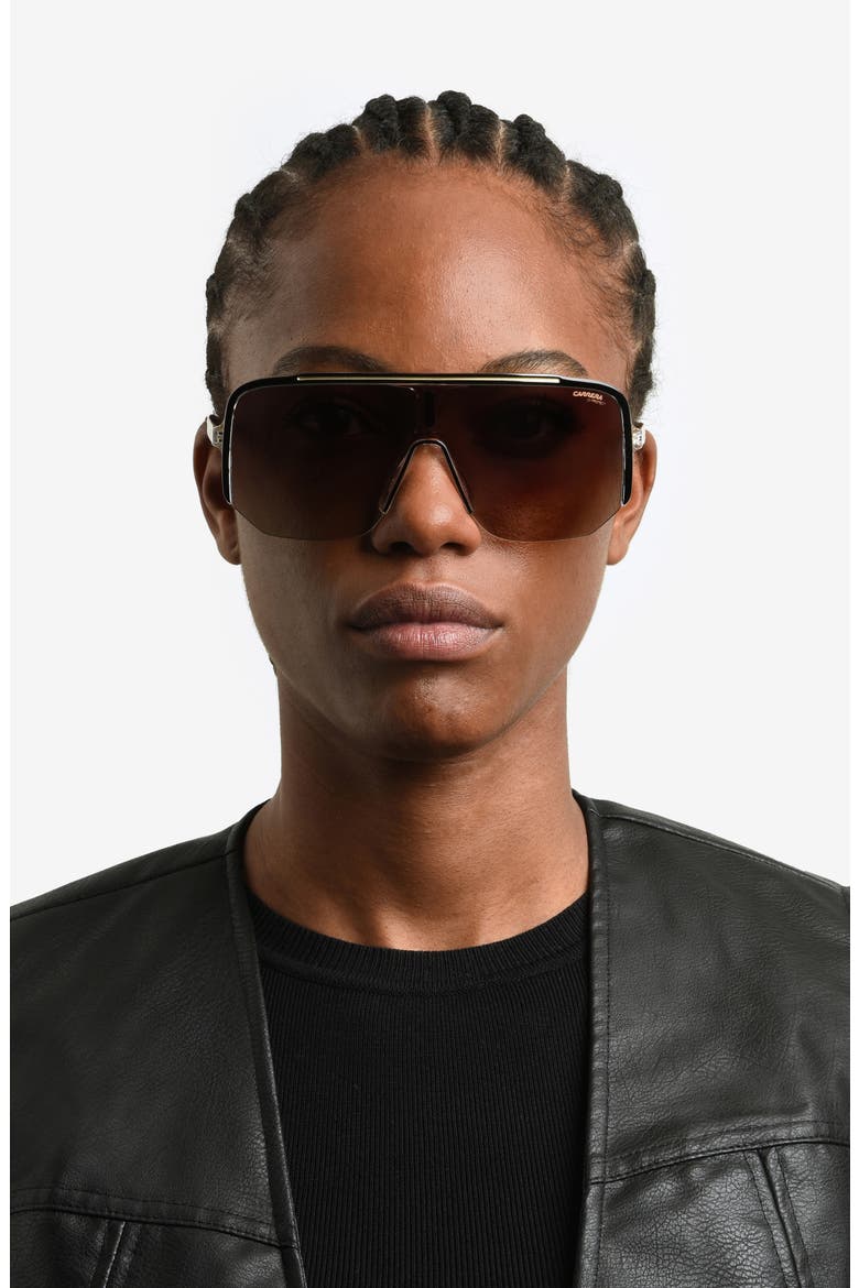 99mm Oversize Shield Sunglasses, Alternate, color, 02M2-HA
