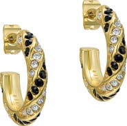 Ted Baker Toni Crystal Twist Hoop Earrings