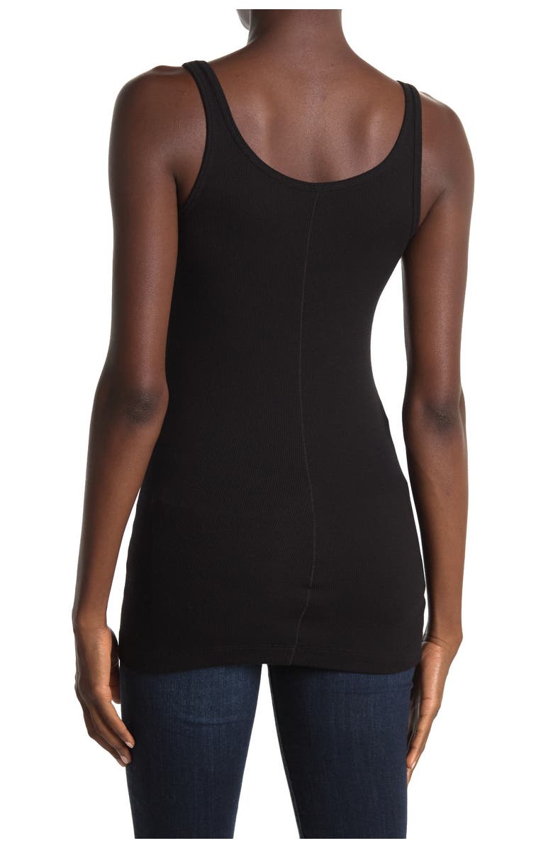 Vince Favorite Pima Cotton & Modal Tank, Alternate, color, Black