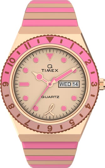 Timex® Q Timex x BCRF Bracelet Watch, 36mm | Nordstromrack display picture 3