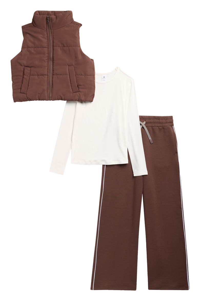 Kids' Supersoft Leighton 3-Piece Vest, Top & Pants Set, Main, color, SHOPPING BAG COMBO