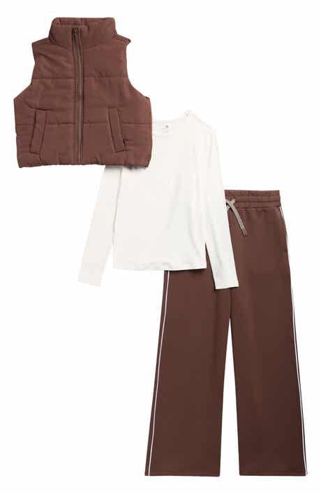 Kids' Supersoft Leighton 3-Piece Vest, Top & Pants Set